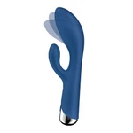 Zeka vibrator za klitoris i G tačku plavi SATISFY444